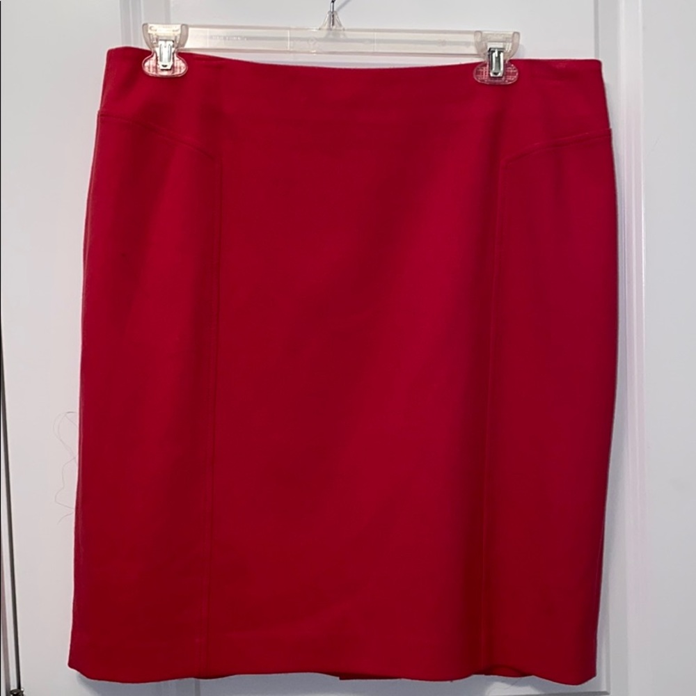 Halogen Bright Pink Classic Pencil Skirt